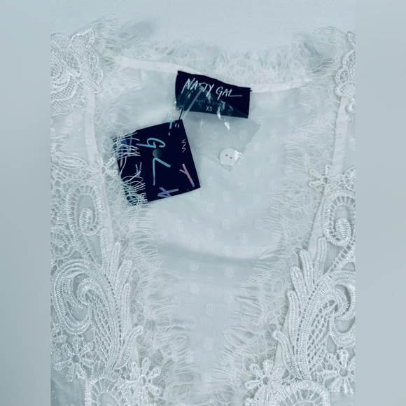 NASTY GAL sheer blouse - Picture 5 of 16